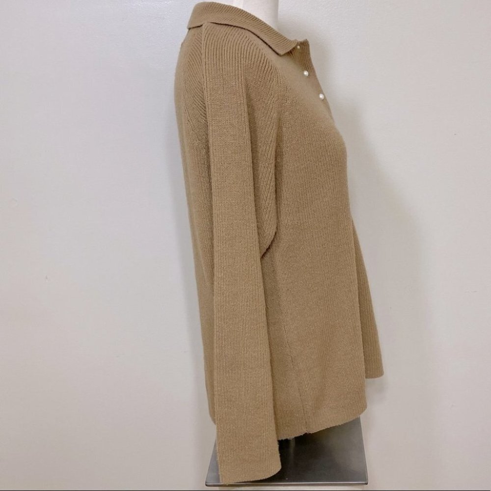 Vintage Traditions  long Sleeve Tan Sweater M - Picture 7 of 8